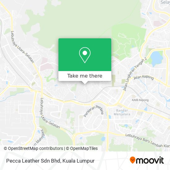 Pecca Leather Sdn Bhd map