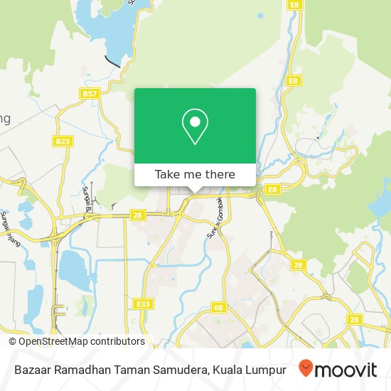 Bazaar Ramadhan Taman Samudera map