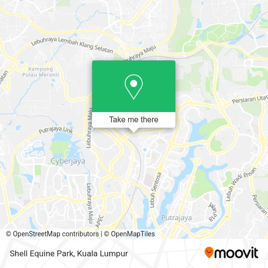 Shell Equine Park map