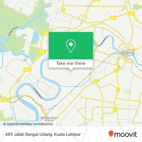 489 Jalan Sungai Udang map