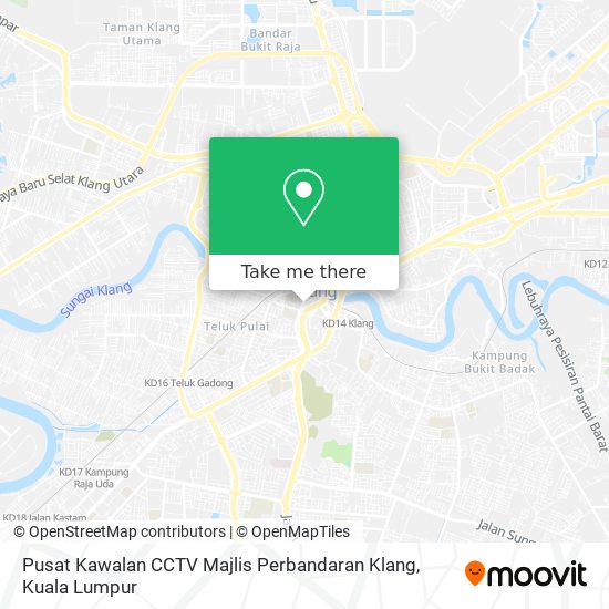 Pusat Kawalan CCTV Majlis Perbandaran Klang map
