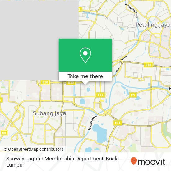 Sunway Lagoon Membership Department map