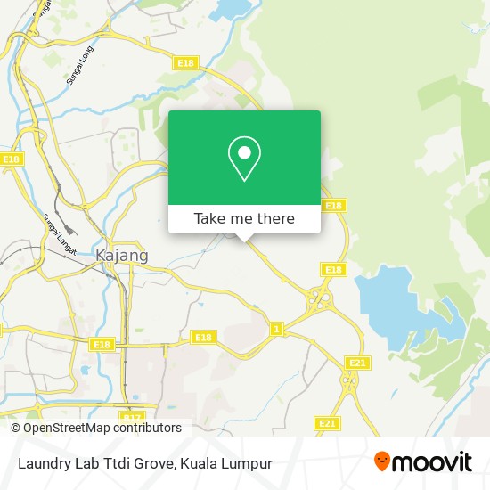 Laundry Lab Ttdi Grove map