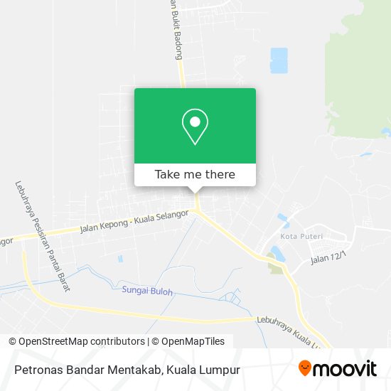 Peta Petronas Bandar Mentakab