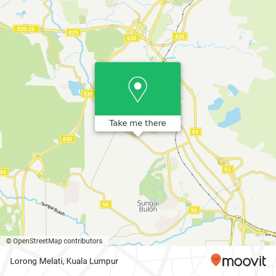 Lorong Melati map