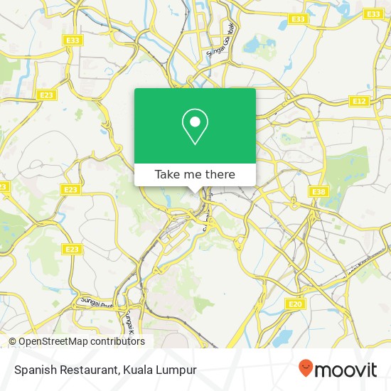Spanish Restaurant map