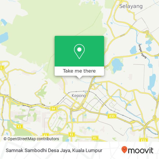Peta Samnak Sambodhi Desa Jaya