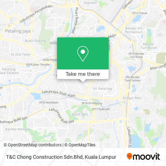 T&C Chong Construction Sdn.Bhd map