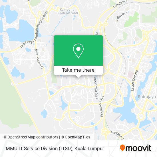 MMU IT Service Division (ITSD) map