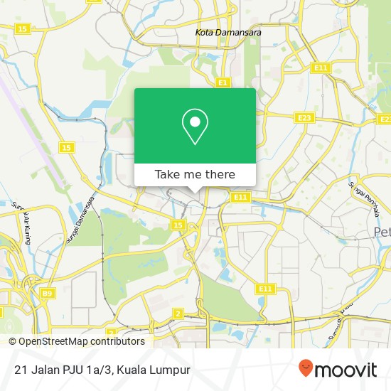 21 Jalan PJU 1a/3 map