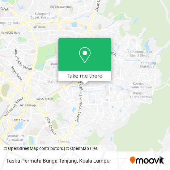 Taska Permata Bunga Tanjung map