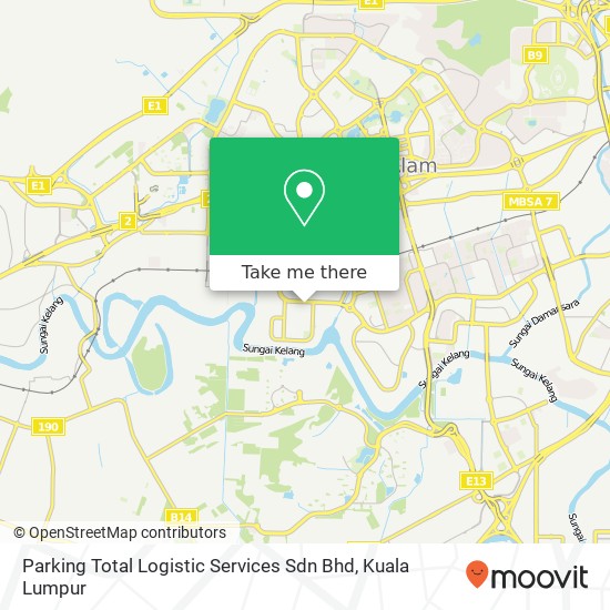 Parking Total Logistic Services Sdn Bhd map