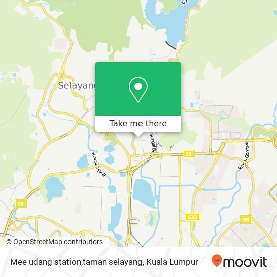 Mee udang station,taman selayang map