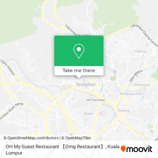 OH My Guest Restaurant 【Omg Restaurant】 map
