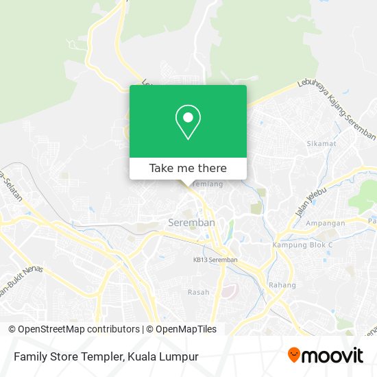 Family Store Templer map