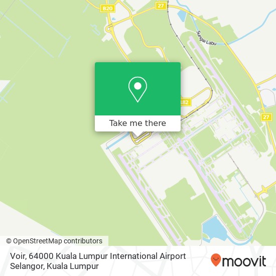 Voir, 64000 Kuala Lumpur International Airport Selangor map