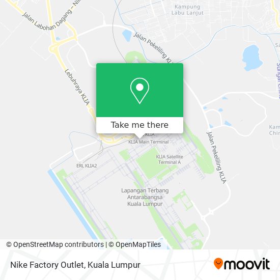 Peta Nike Factory Outlet