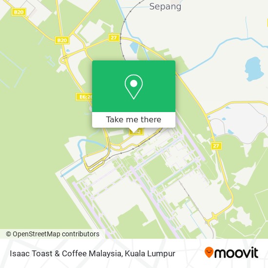 Isaac Toast & Coffee Malaysia map