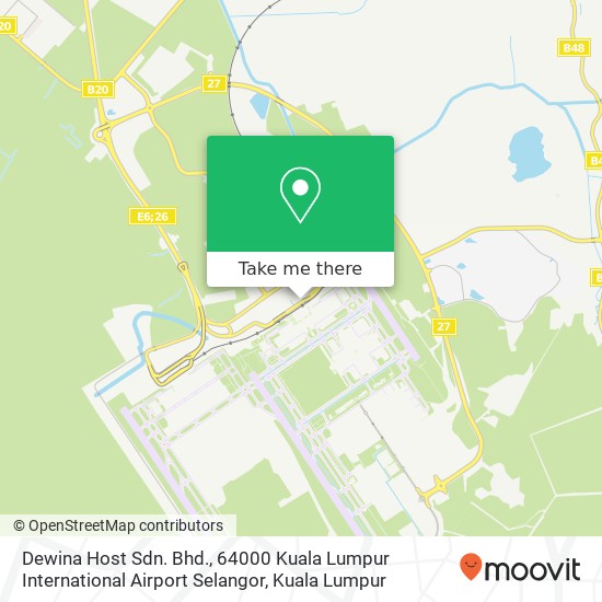 Dewina Host Sdn. Bhd., 64000 Kuala Lumpur International Airport Selangor map