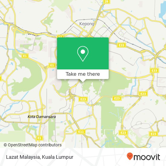 Lazat Malaysia map