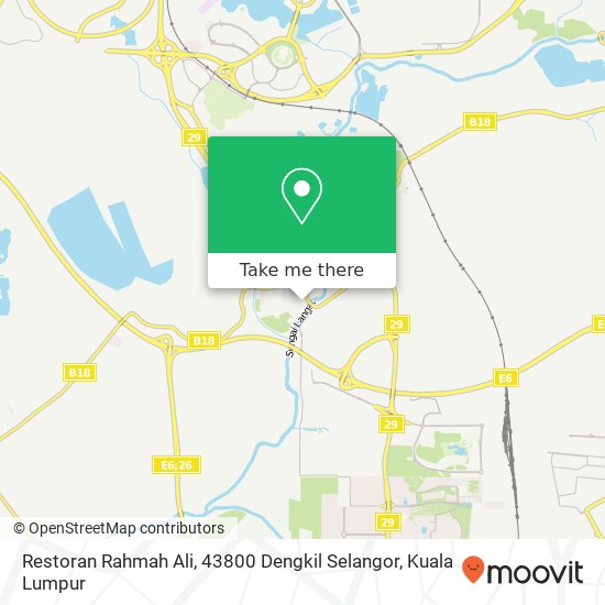 Restoran Rahmah Ali, 43800 Dengkil Selangor map