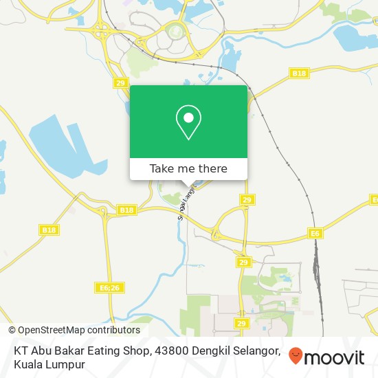 KT Abu Bakar Eating Shop, 43800 Dengkil Selangor map