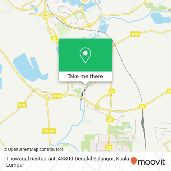 Thawaqal Restaurant, 43800 Dengkil Selangor map