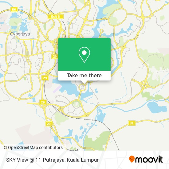 SKY View @ 11 Putrajaya map