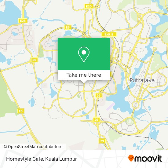 Homestyle Cafe map