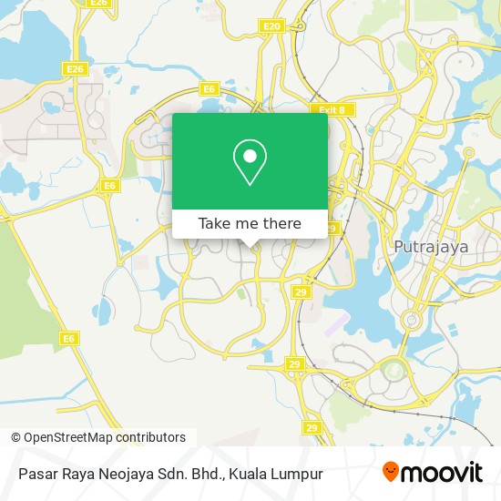 Peta Pasar Raya Neojaya Sdn. Bhd.