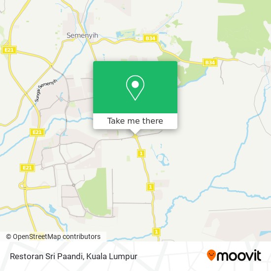 Restoran Sri Paandi map
