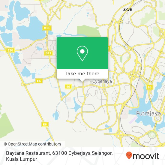 Baytana Restaurant, 63100 Cyberjaya Selangor map