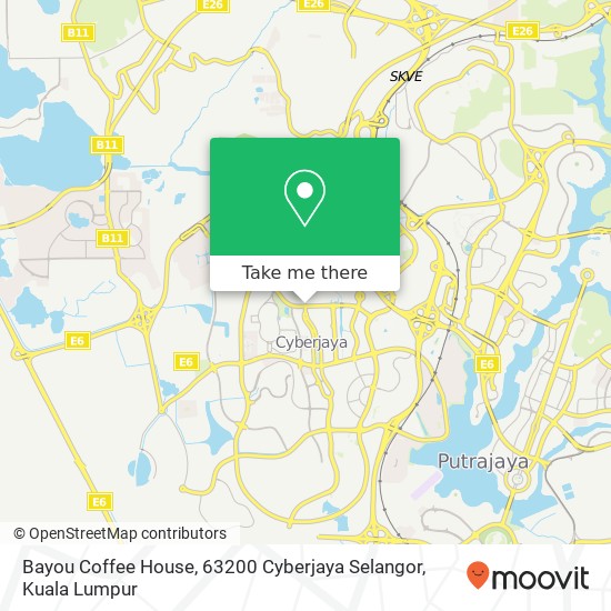 Bayou Coffee House, 63200 Cyberjaya Selangor map