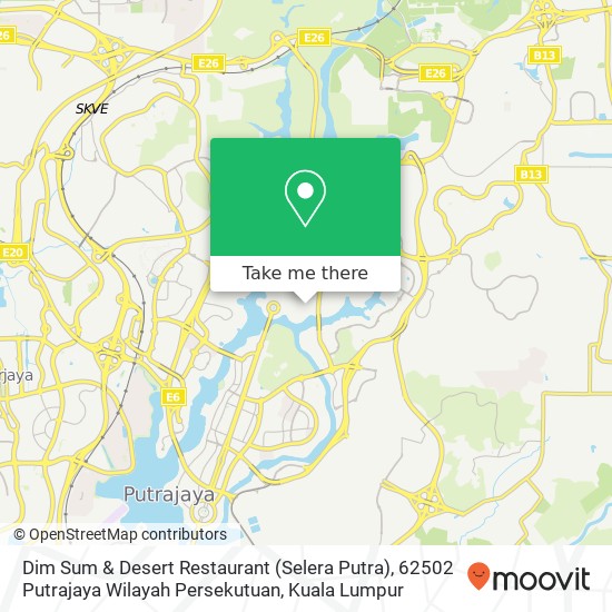 Peta Dim Sum & Desert Restaurant (Selera Putra), 62502 Putrajaya Wilayah Persekutuan