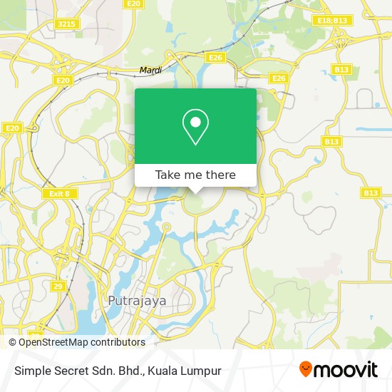 Simple Secret Sdn. Bhd. map