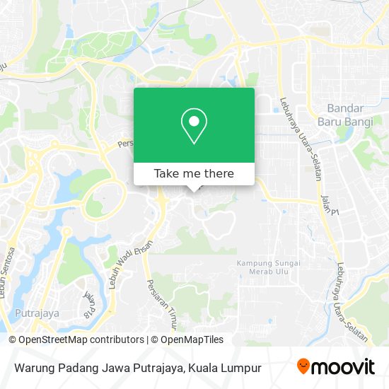 Warung Padang Jawa Putrajaya map