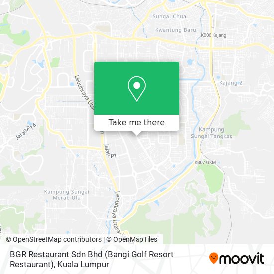 BGR Restaurant Sdn Bhd (Bangi Golf Resort Restaurant) map