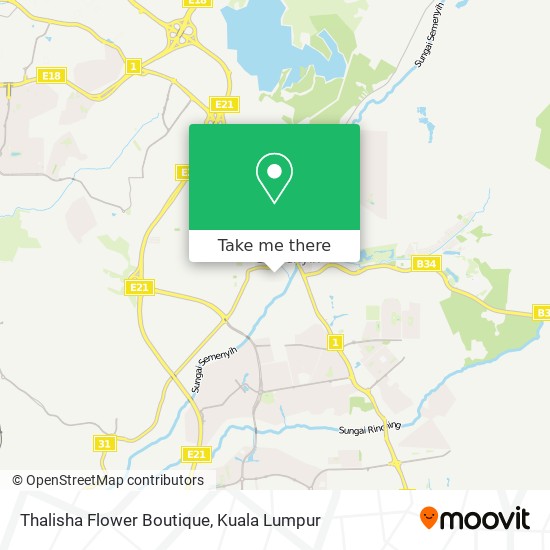 Thalisha Flower Boutique map