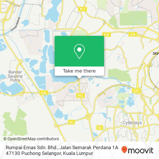 Rumpai Emas Sdn. Bhd., Jalan Semarak Perdana 1A 47130 Puchong Selangor map