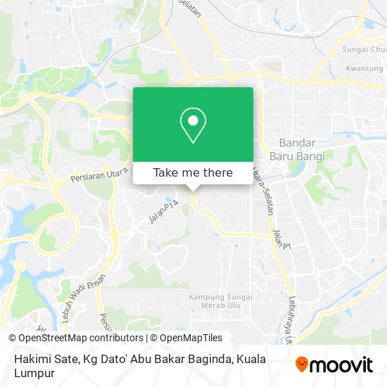 Hakimi Sate, Kg Dato' Abu Bakar Baginda map
