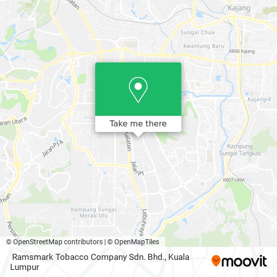 Ramsmark Tobacco Company Sdn. Bhd. map
