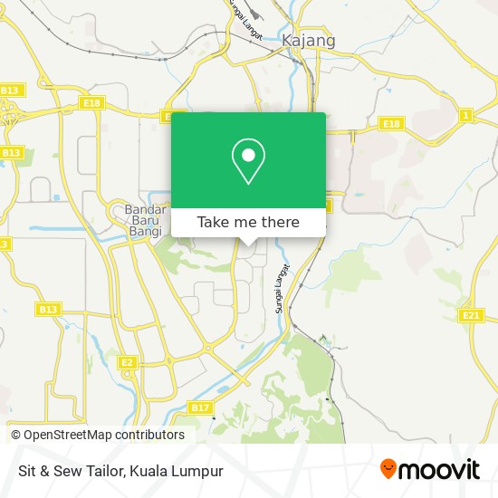 Sit & Sew Tailor map