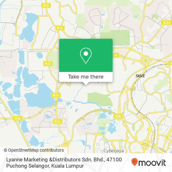 Lyanne Marketing &Distributors Sdn. Bhd., 47100 Puchong Selangor map
