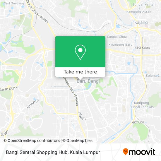 Bangi Sentral Shopping Hub map