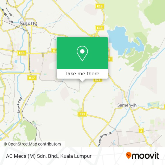 AC Meca (M) Sdn. Bhd. map