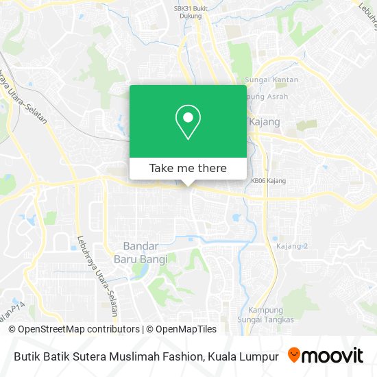 Butik Batik Sutera Muslimah Fashion map