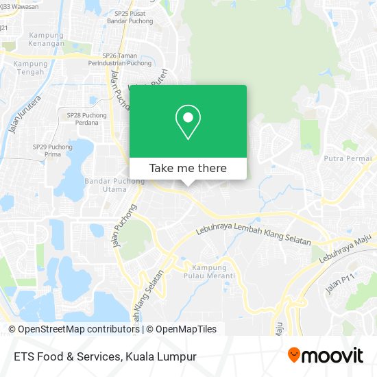 ETS Food & Services map