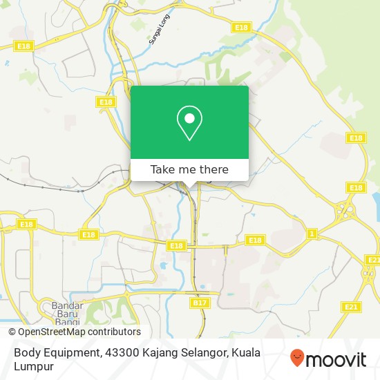 Body Equipment, 43300 Kajang Selangor map