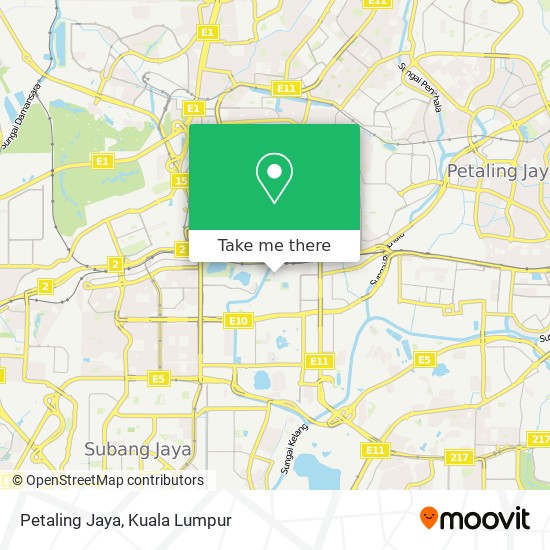 Petaling Jaya map