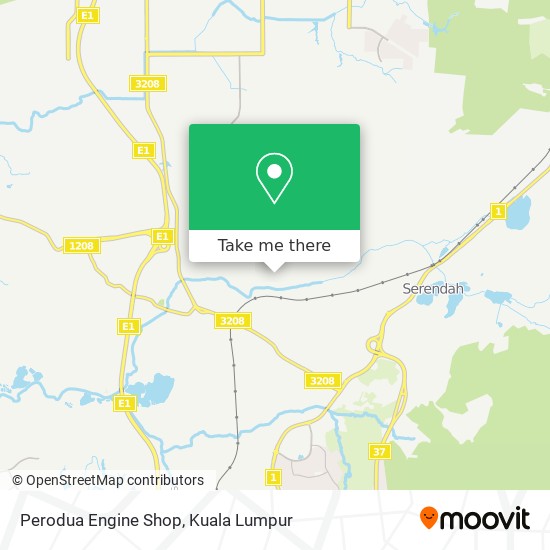 Peta Perodua Engine Shop